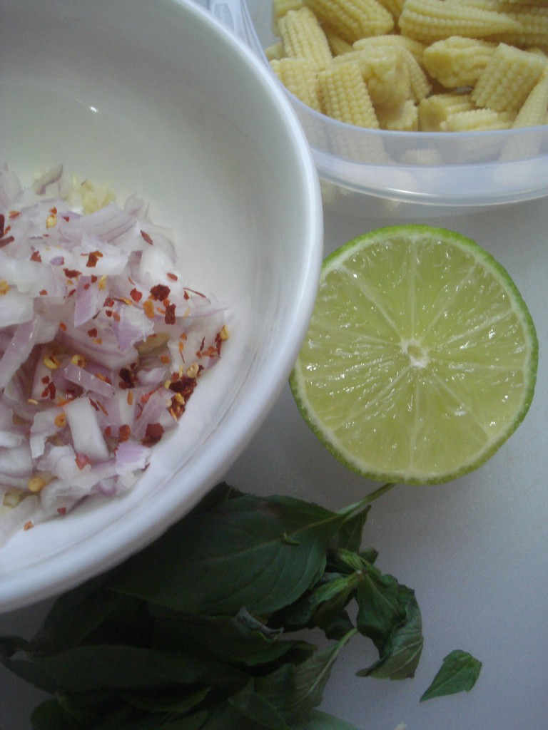 ingredfor thai basil chicken